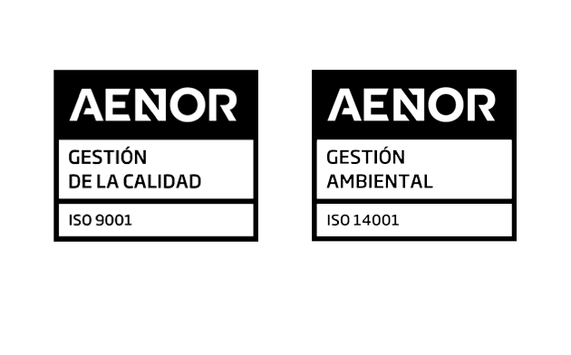 Certificados por AENOR