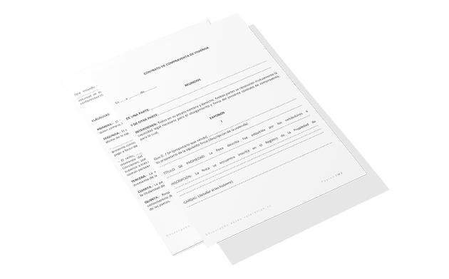 Modelo de contrato de compraventa de vivienda